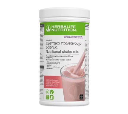 Formula 1 Θρεπτικό πρωτεϊνούχο ρόφημα - Λευκή Σοκολάτα & Ράσμπερι